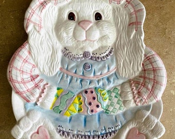 Bunny Serving Dish by Nantucket Easter Bunny/Spring Plate