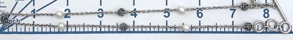 Vintage Sterling Silver Necklace Lois Hill Altern… - image 6