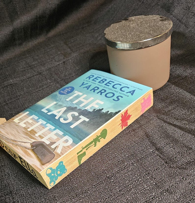 The Last Letter - Rebecca Yarros - Romance Book - Hand Sprayed Book