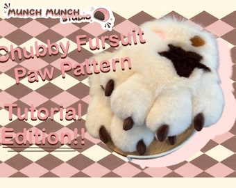 Fursuit Pfotenabdrücke!! [Digitaler Download + Anleitung]