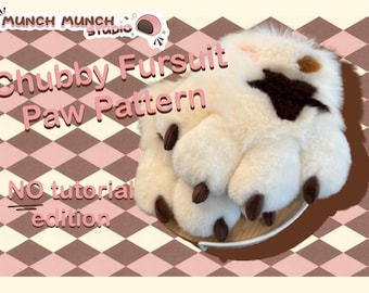 Fursuit Pfotenabdrücke!! [Digitaler Download + Keine Anleitung]