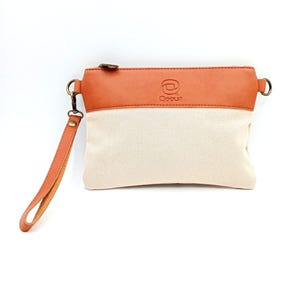 Bolso cartera monedero para mujer y hombre Qoolst Mini Candy de algodón y piel regenerada unisex