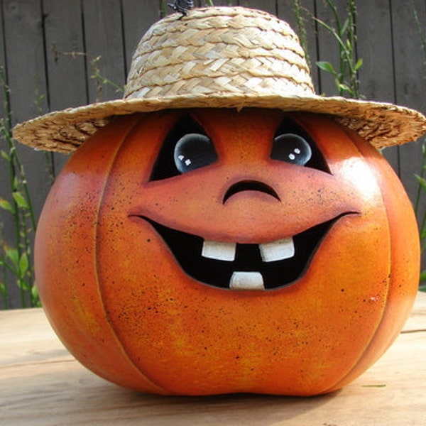 Batty gourd pumpkin light