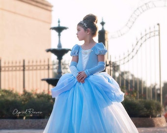 Cinderella inspired dress ballgown tutu size 6