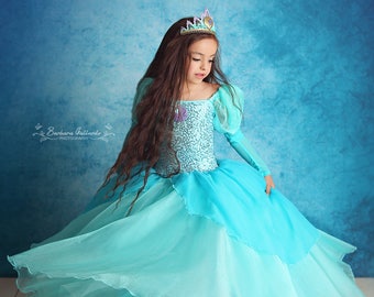 Ariel inspired dress ballgown tutu 6