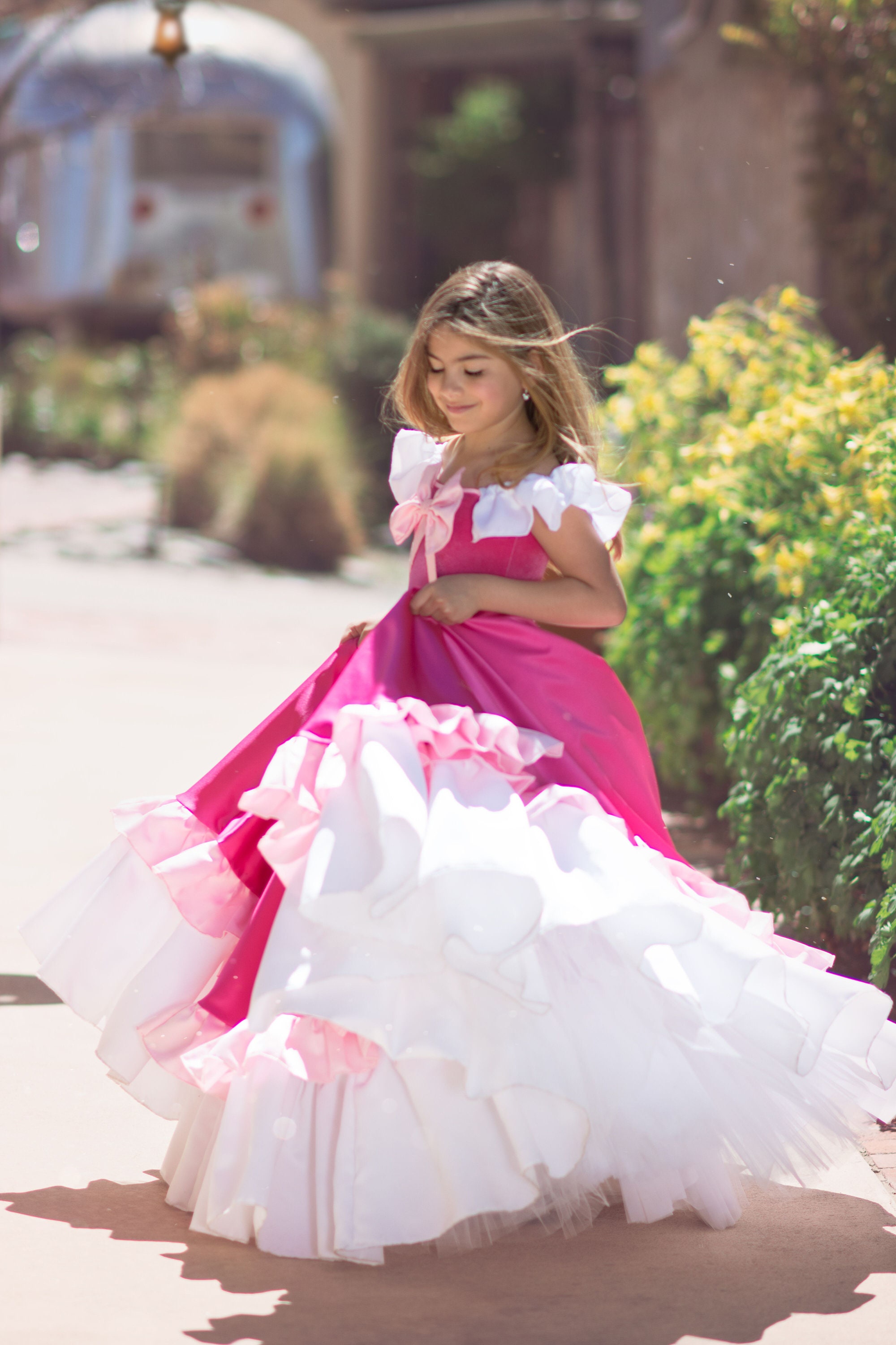 cinderella pink ball gown
