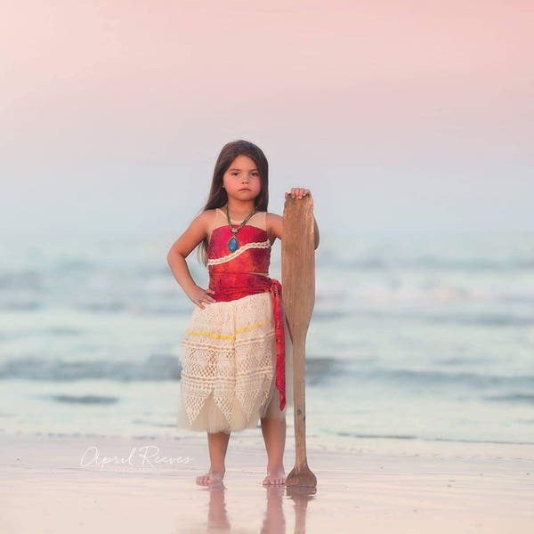 Custom Moana inspired costume tutu dress 8