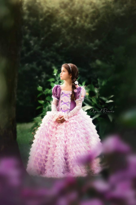 Rapunzel Tutu Ballgown Dress Tangled 