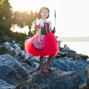 Pirate princess tutu dress 7  short length tutu pirate dress
