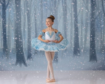 Snow Queen child stretch classical tutu size 6