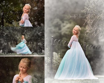 Elsa inspired ballgown tutu dress size 5