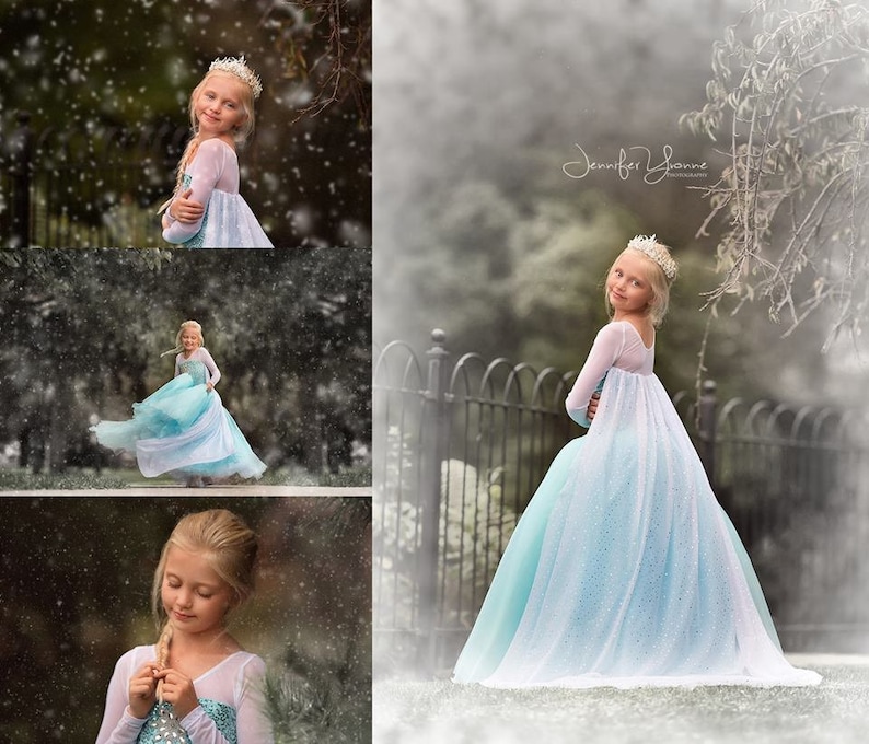 Elsa inspired ballgown tutu dress size 5