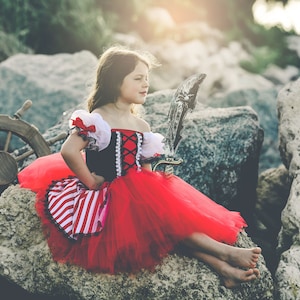 Pirate princess tutu dress   2t short length tutu pirate dress