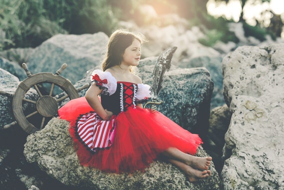 Robe tutu princesse pirate 2t robe pirate tutu courte longueur Etsy Canada