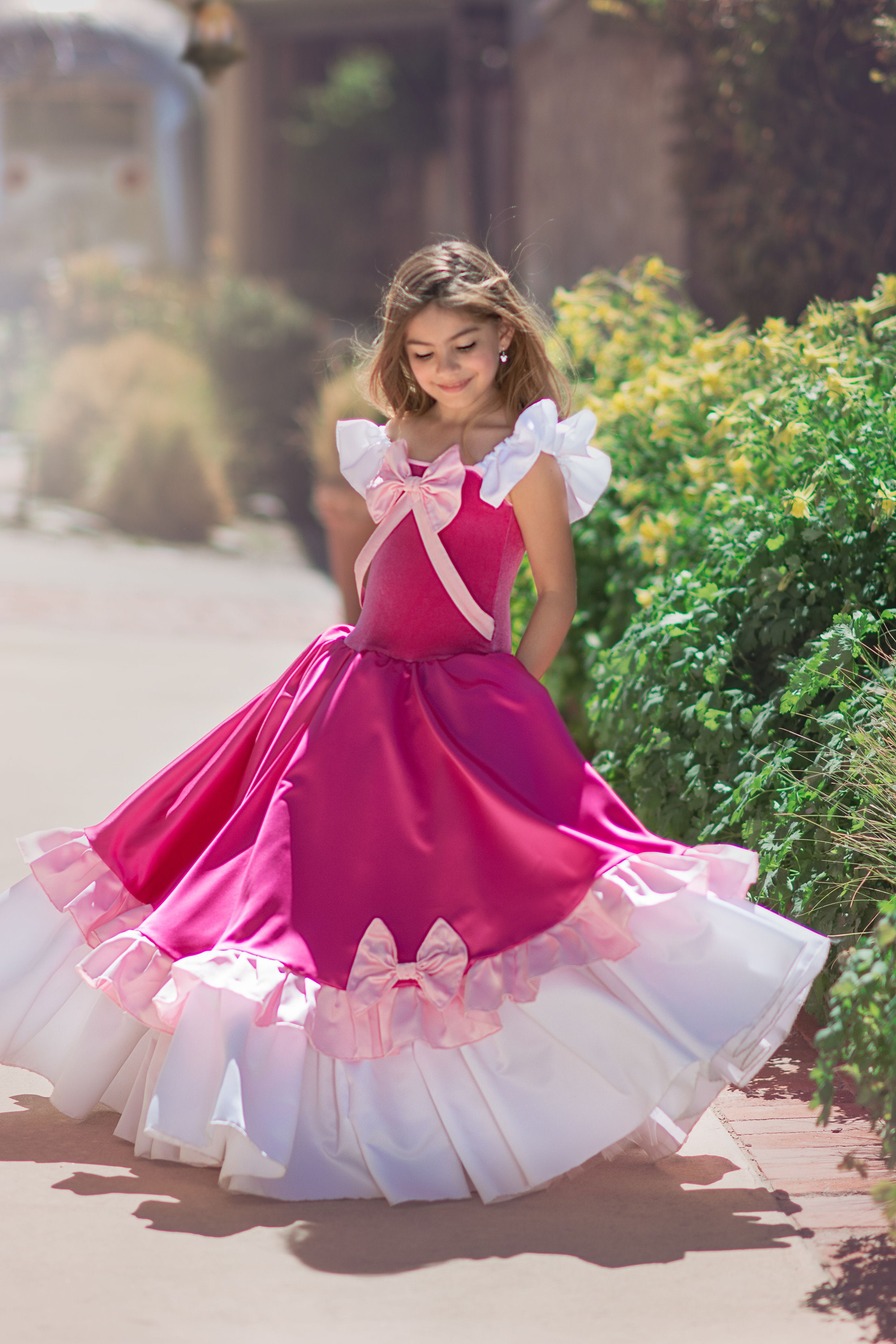 Vestido rosa Cenicienta inspirado en el vestido de gala talla - Etsy España