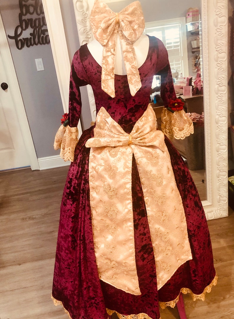 Download Christmas Belle Dress Inspired Ballgown Enchanted Belle Size 4 Girls Clothing Costumes Cours Singulier Org