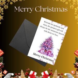 Printable Merry Christmas Card - Merry Christmas Card - Printable Christmas Card - Instant Download - Christmas Holiday Card - E-card