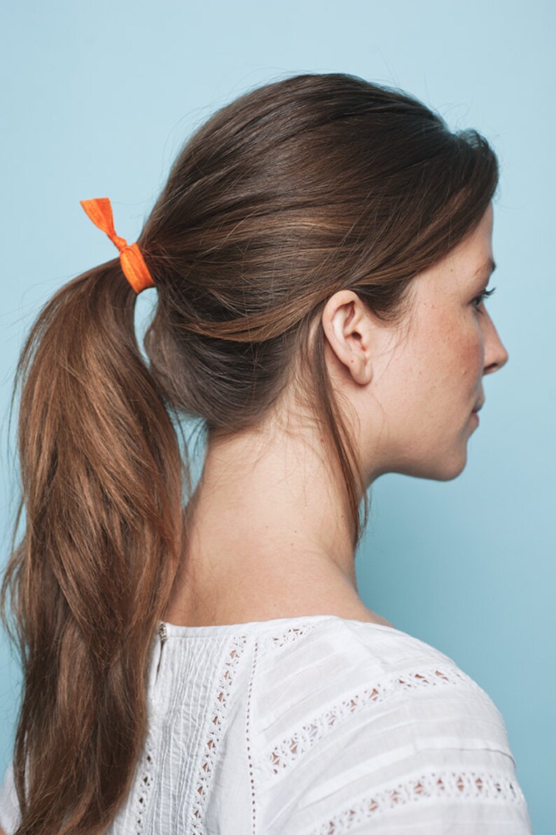 The Wonderland Tie Dye Hair Tie Package 6 Elastic Tie Dye Etsy