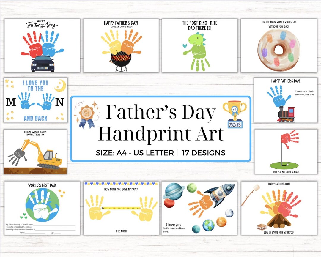 Father's Day Printable, Fathers Day Art Bundle, Fathers Day Gift ...