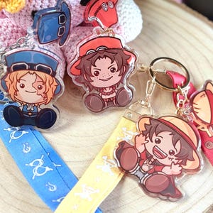 Pirate Lanyard Keychains: ASL Trio