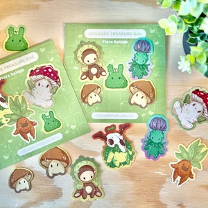 Stickerset Forest Spirits | Fantastische planten | Bekende groene heksen