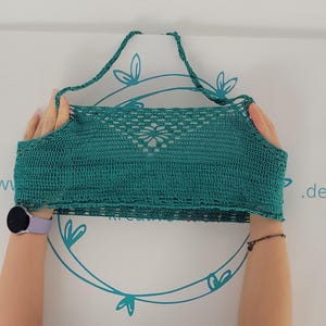 Crop top, crocheted, summery
