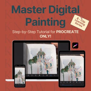 How to do Digital Painting for *PROCREATE ONLY* | Tutorial For All | Step by Step Guide | Learn Techniques & Tips for Art Creation