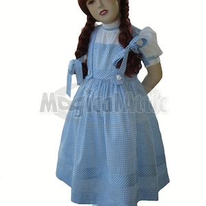 Custom Boutique DOROTHY of Wizard of Oz Girl Size Costume Dress