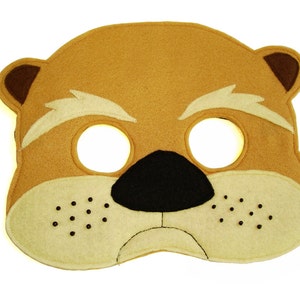 Children&#39;s Woodland Animal OTTER Felt Mask