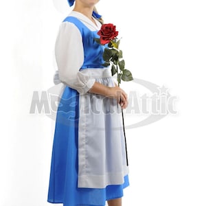 Custom Boutique Halloween Beauty and the Beast Provincial Girl Size Costume Dress for BELLE