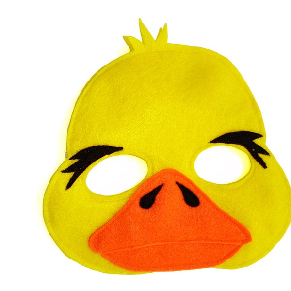 Children's Barnyard Animal DUCK Felt Mask