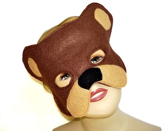 Lot De 12 Masques Animaux En Feutre Pour Enfants – Déguisement Fête, Anniversaire, Carnaval – Motifs Hérisson & Autres