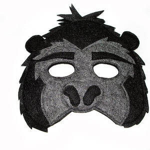 Children's Animal BABOON Felt Mask image 5