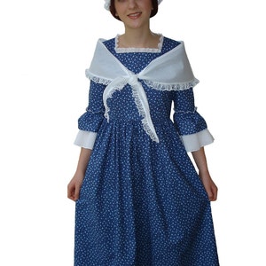 Custom Boutique Historical COLONIAL WORK DAY Adult Size Costume Dress