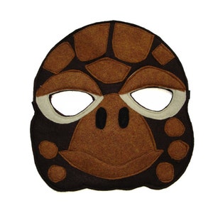 Children&#39;s Animal TURTLE Felt Mask
