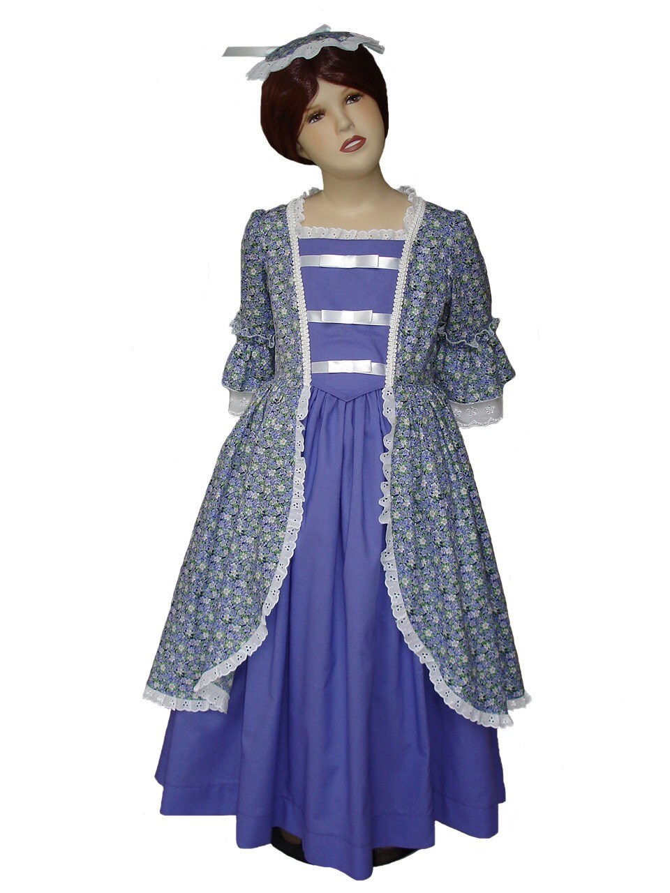 Modest Quality Historical Costume Colonial ~Pink Felicity~ Child Size 4 to 14 Modest Quality Historical Costume Colonial ~Pink Felicity~ Child Size 4 to 14