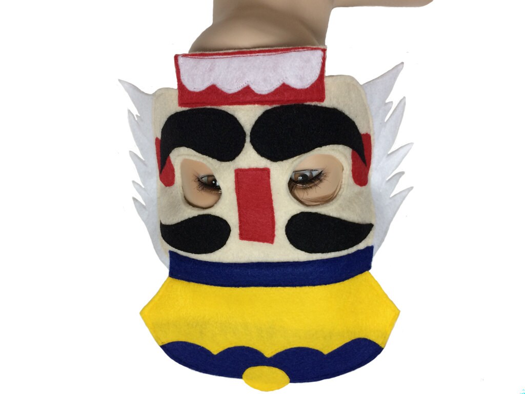 Felt NUTCRACKER Costume Mask for Kids Etsy