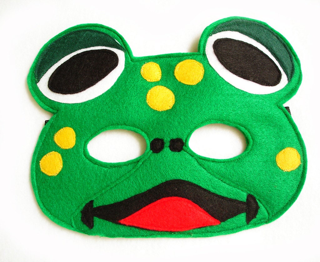 Children's Frog Felt Mask, What Does the Fox Say - Etsy Canada