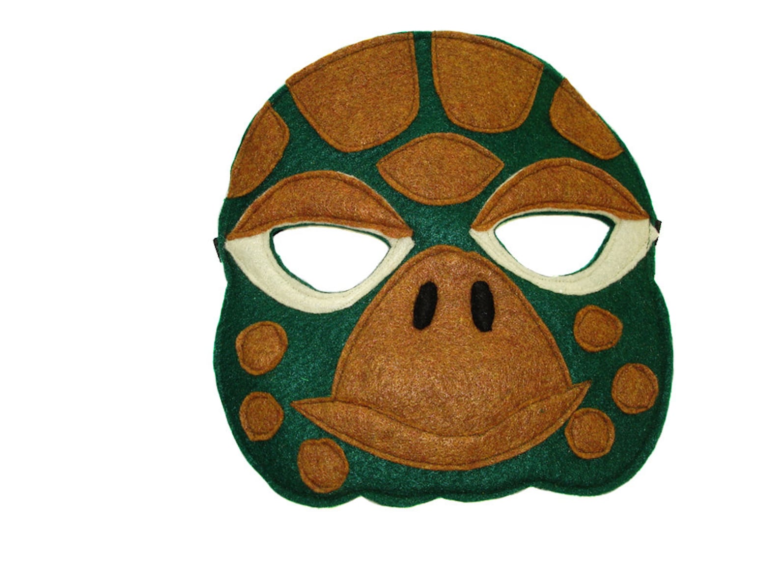 Children's Animal TURTLE Felt Mask Green - Etsy