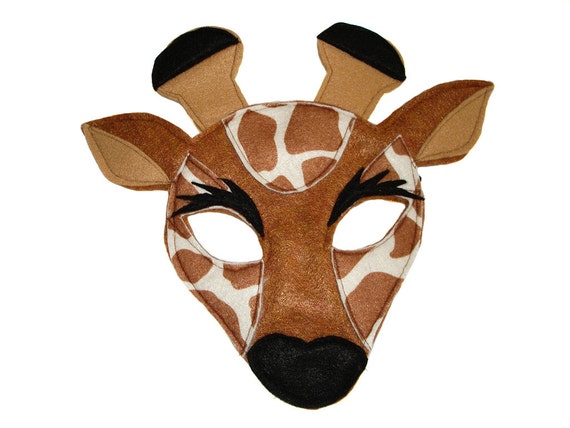 Giraffe Felt Mask Giraffe Felt Mask