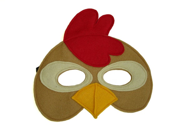 creer carta me quejo Máscara de fieltro de animales de granja BROWN para niños - Etsy España
