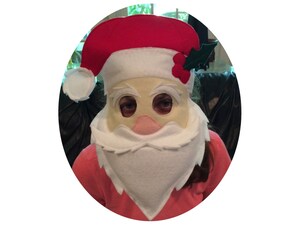 Masque En Feutre élan De Noël - Pour Enfants Et Adultes - Déguisement Amusant Pour Les Fêtes