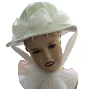 Custom Boutique MARY POPPINS Inspired Jolly Holiday White Hat