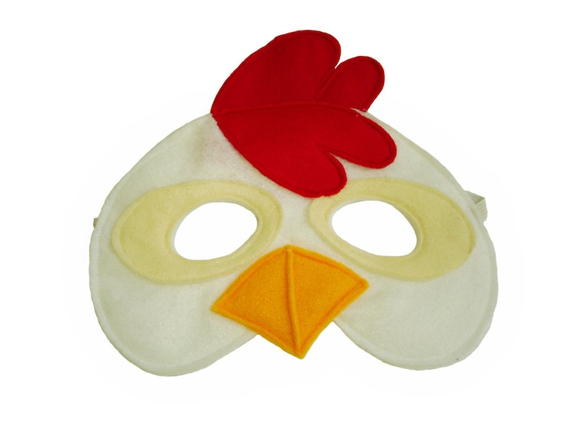 Children's Barnyard Animal DUCK Felt Mask image 4