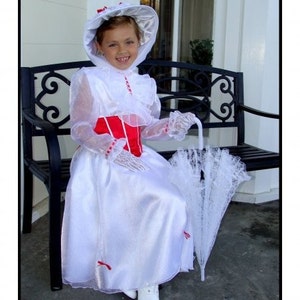 Custom Boutique Christmas MARY POPPINS Jolly Holiday Girl Size Costume Dress