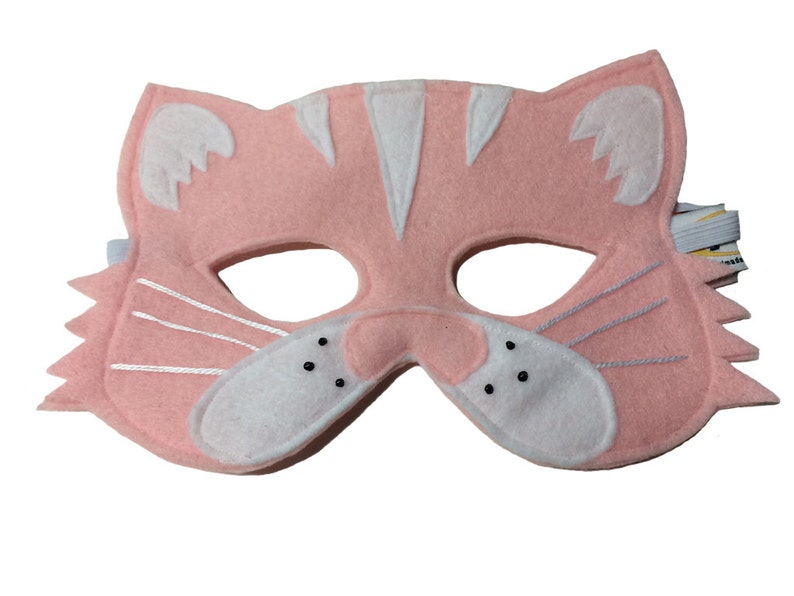 Felt CAT Animal Mask and Tail Set for Kids