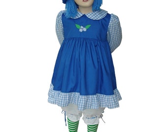 Custom Boutique BLUEBERRY MUFFIN Girl Size Costume Set UK