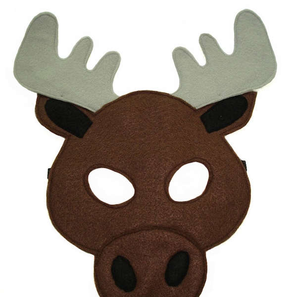 Children's MOOSE Felt Animal Mask