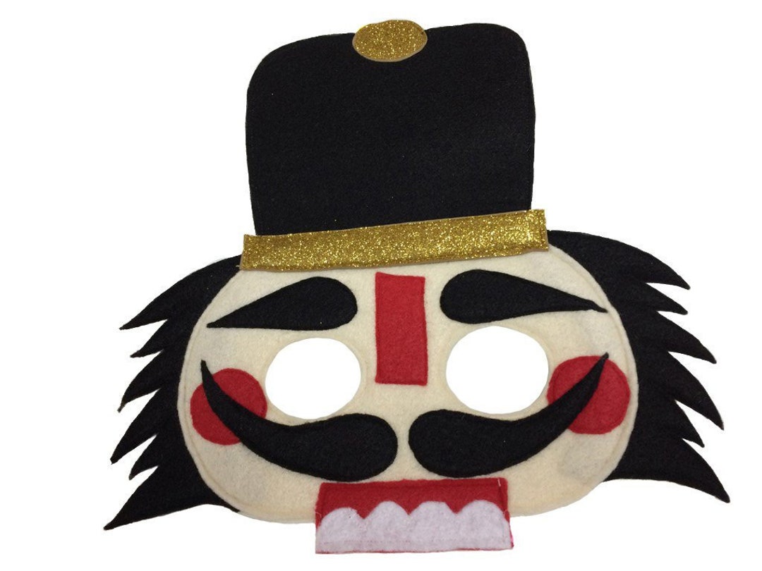 Felt NUTCRACKER Costume Mask for Kids Etsy