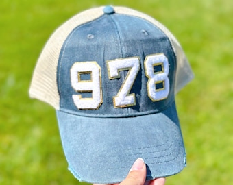 Zip Code Patch Trucker Hat
